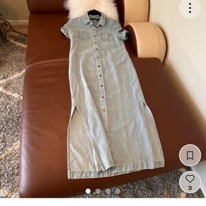 Vintage 2000 Jones New York Denim Dress Size 4 Petite